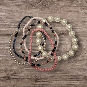 Beaded BOHO bracelet set